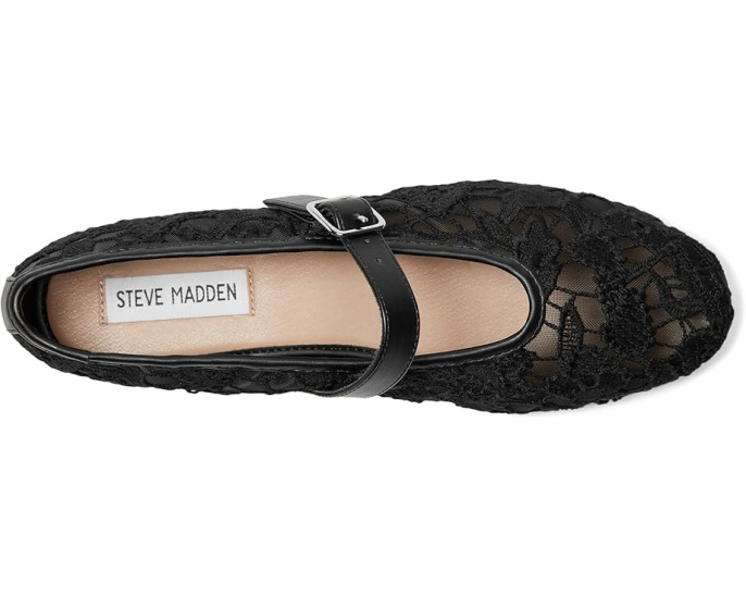 Балетки Dreaming с сетчатым верхом и ремешком на щиколотке Steve Madden