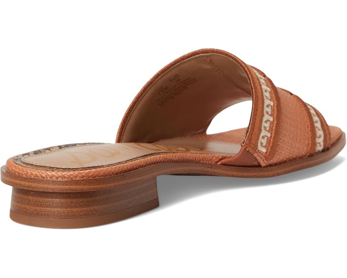 Сандалии Sam Edelman Stevie с плетеным верхом и логотипом Double E