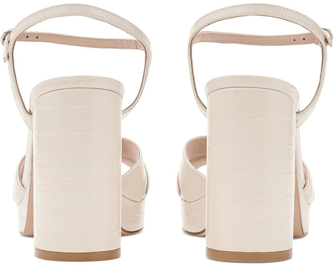 Сандалии Stuart Weitzman Dayna Platform на платформе и квадратном каблуке