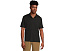 Vince поло Short Sleeve Johnny Collar с воротником-стойкой и сетчатой структурой