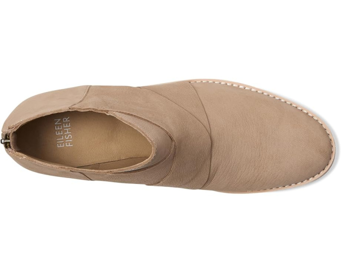 Ботильоны Eileen Fisher Span Bootie из нубука с молнией сзади