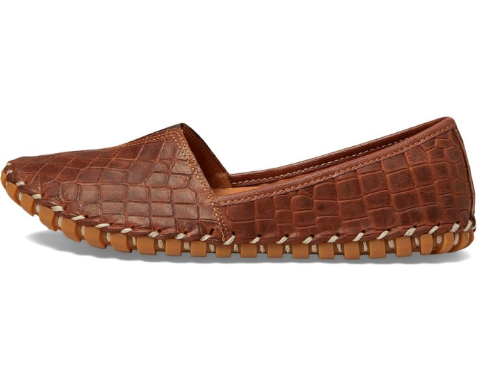 Мокасины Spring Step Kathaleta Croco с круглым носком и поддержкой свода