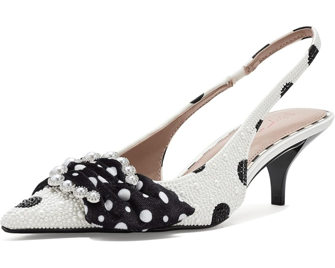 Туфли Blue by Betsey Johnson Bryanna на каблуке с жемчугом