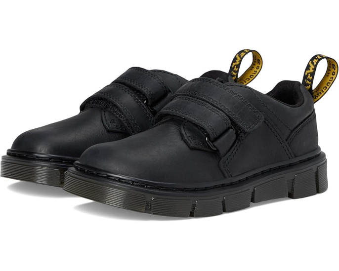 Dr. Martens Raffe Shoe J детские ботинки из кожи Вайоминг с широкой колодкой