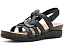 Сандалии Calenne Gracie Clarks на ремешках с клином и стелькой Ultimate Comfort