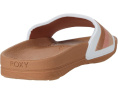 Сланцы Roxy Slippy LX с широким ремешком и разноцветными полосками