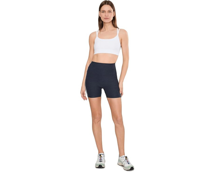 Beyond Yoga топ Spacedye Back To It Strappy Bra облачно-белого цвета