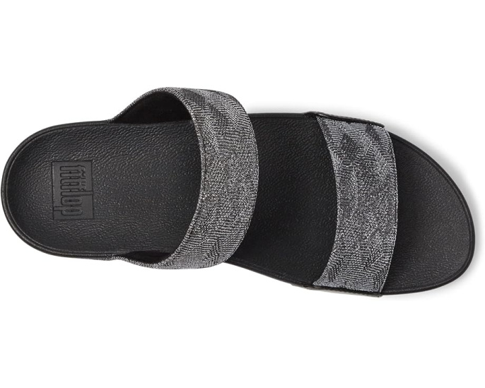 Сланцы FitFlop Lulu Glitz Slides с блестками и технологией Dynamicush
