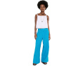 Free People брюки Day's End Cotton-Linen Pull-On бежевые