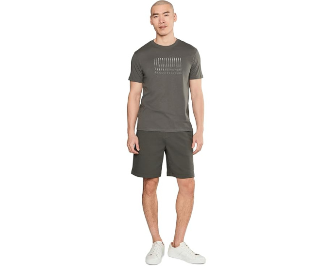 Шорты Armani Exchange из хлопкового френч терри с эластичным поясом на кулиске