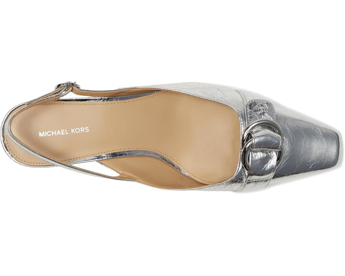MICHAEL Michael Kors туфли Jaden Kitten Sling на низком каблуке с удлиненным носком
