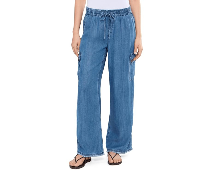 Брюки Tommy Bahama Chambray O'lei Cargo с широкими штанинами