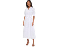 Платье-рубашка миди Larkyn Midi Shirtdress от Lilly Pulitzer с расклешенным подолом
