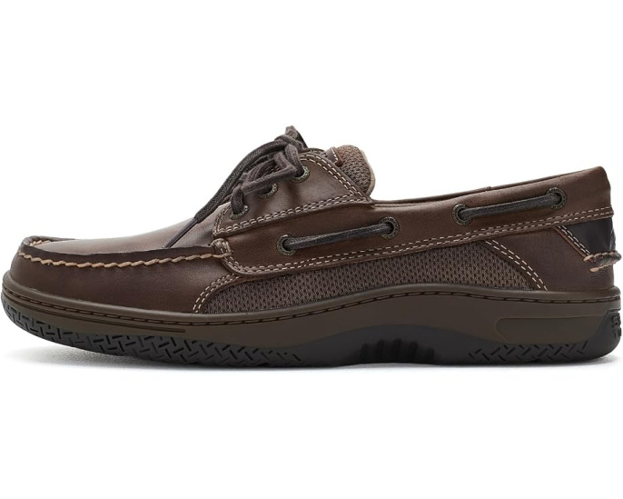 Sperry туфли Billfish 3 Eye с темно-коричневой кожей