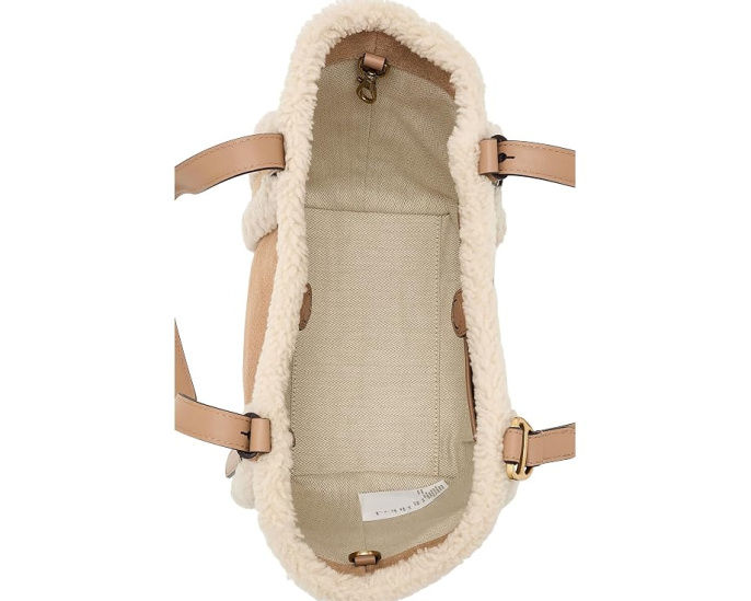 Lauren Ralph Lauren сумка-тоут Tasha Small с отделкой из овчины