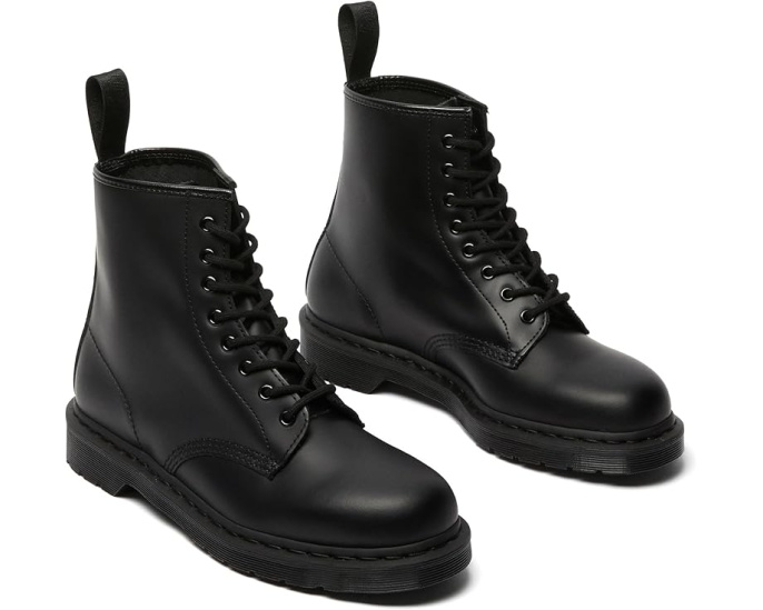 Ботинки Dr. Martens 1460 Mono с гладкой кожей и классической колодкой