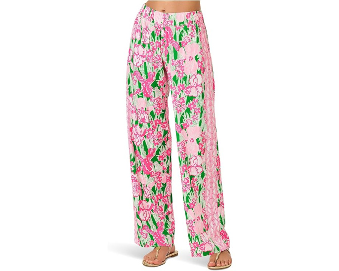 Широкие брюки Lilly Pulitzer Bal Harbour Stretch Palazzo