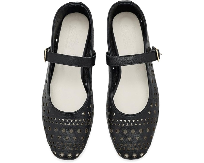 Балетки Arbella Mary Jane с геометрической лазерной резьбой и пряжкой Spring Step