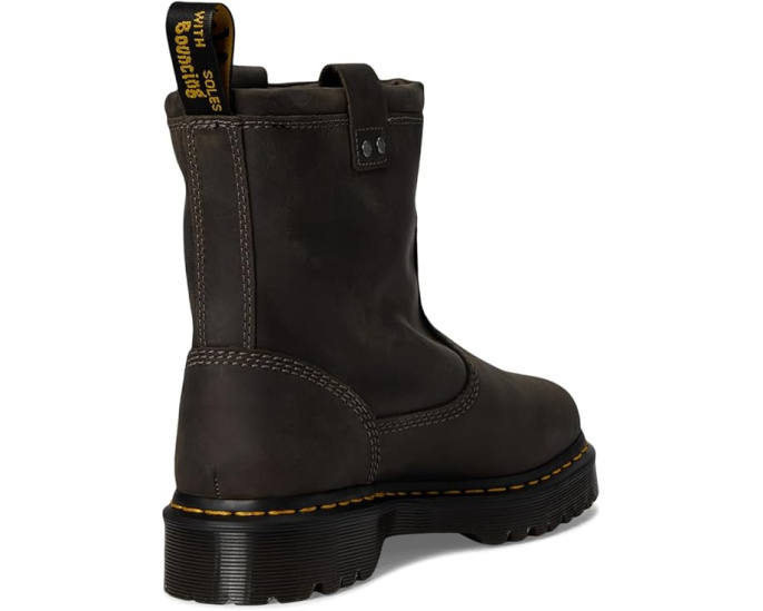 Ботинки Dr. Martens Anistone Lo Leather Pull-On с металлическими пластинами