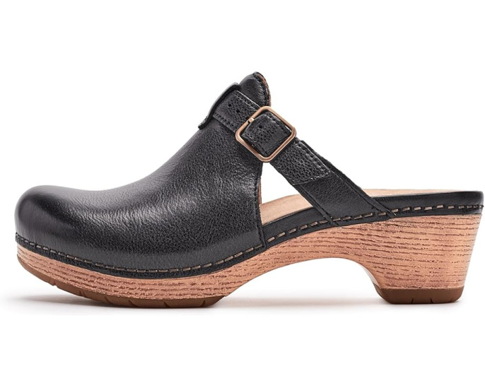 Клоги Dansko Leandra с кожаным верхом и энергопоглощающей подошвой