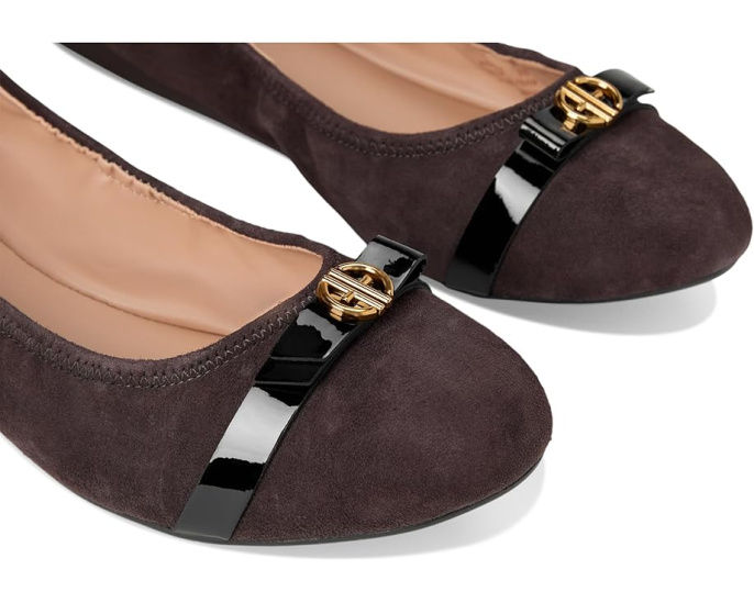 Cole Haan балетки Tova Bow с бантом и приподнятым круглым носком