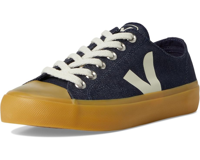 VEJA Wata II Low кроссовки из хлопка с контрастным логотипом