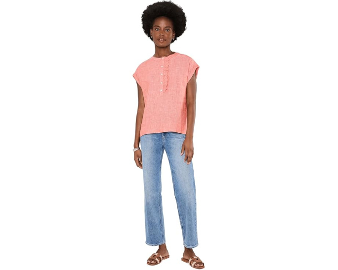Tommy Bahama блуза Coastalina с коротким рукавом в оборках