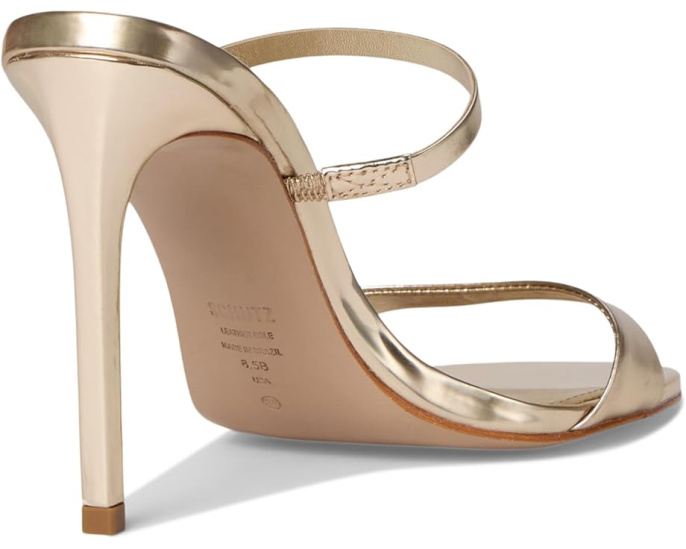 Мюли Schutz Jessica Metallic на шпильке