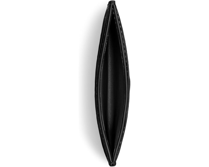 Картхолдер COACH Polished Pebble Leather Essential Card Case из натуральной кожи