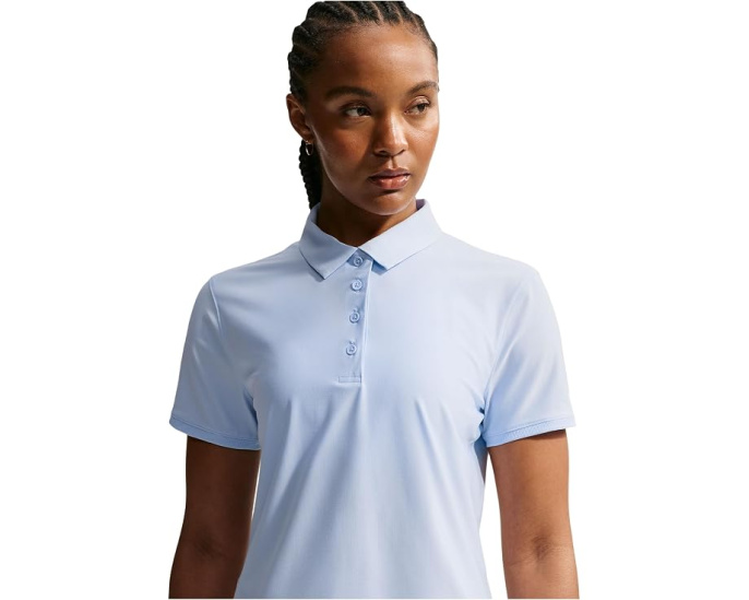 Поло для гольфа Nike Victory Dri-FIT с коротким рукавом и пуговицами