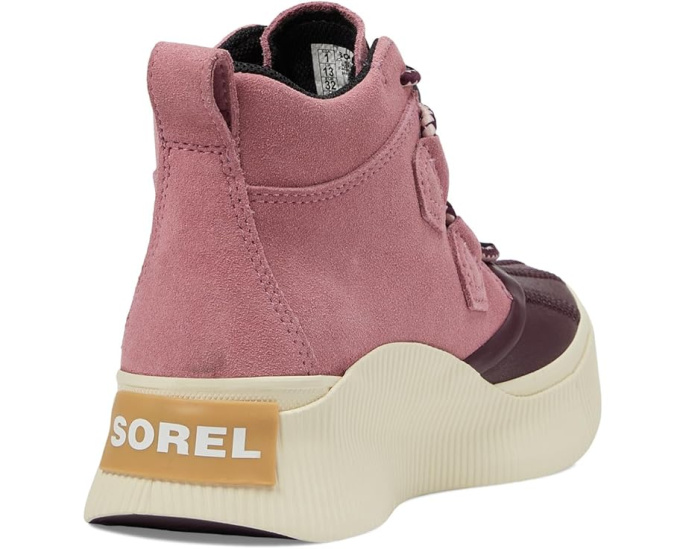 SOREL Детские резиновые сапоги Out N About IV Classic WP с кожаным верхом