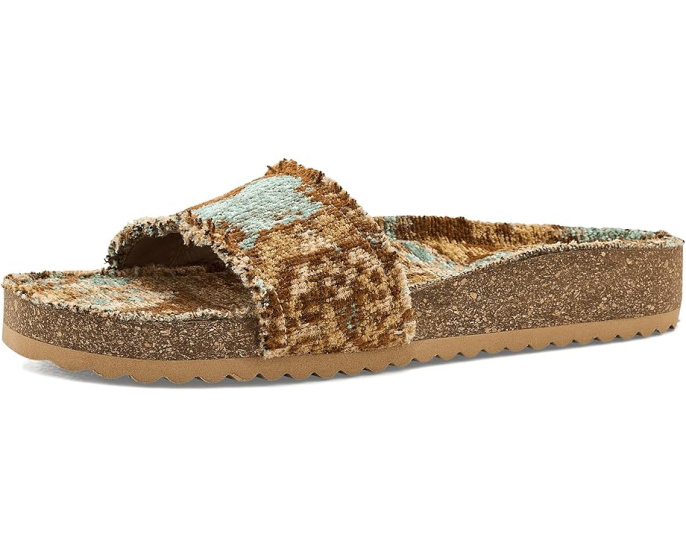 Сандалии Woven Wonders Footbed от Free People с текстильным верхом
