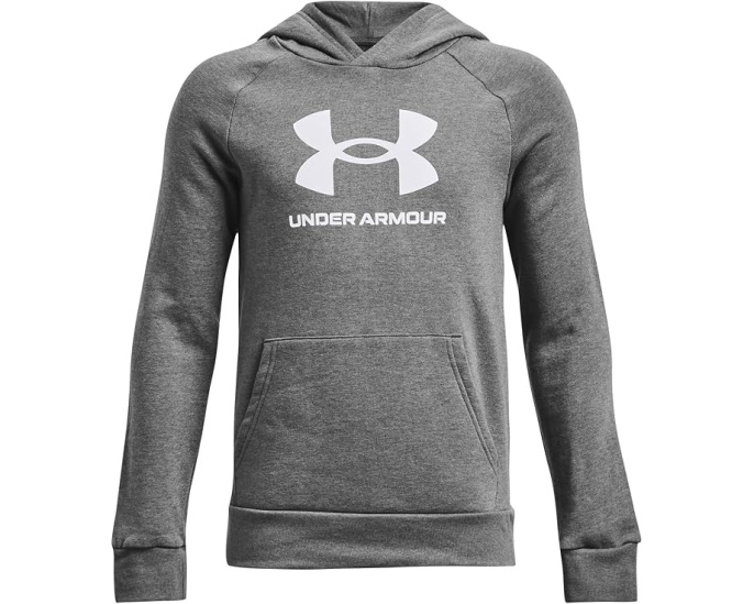 Толстовка Under Armour Rival Fleece Big Logo с капюшоном для детей