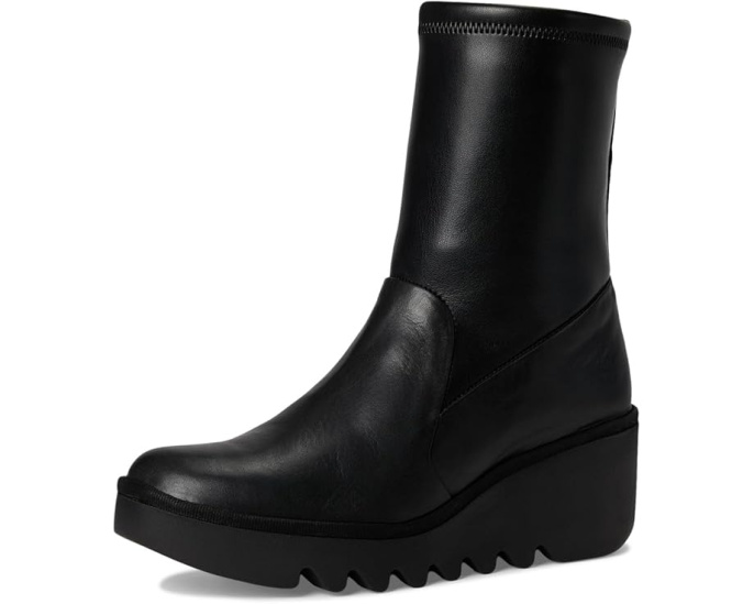 Ботинки FLY LONDON Boik602fly Black на танкетке