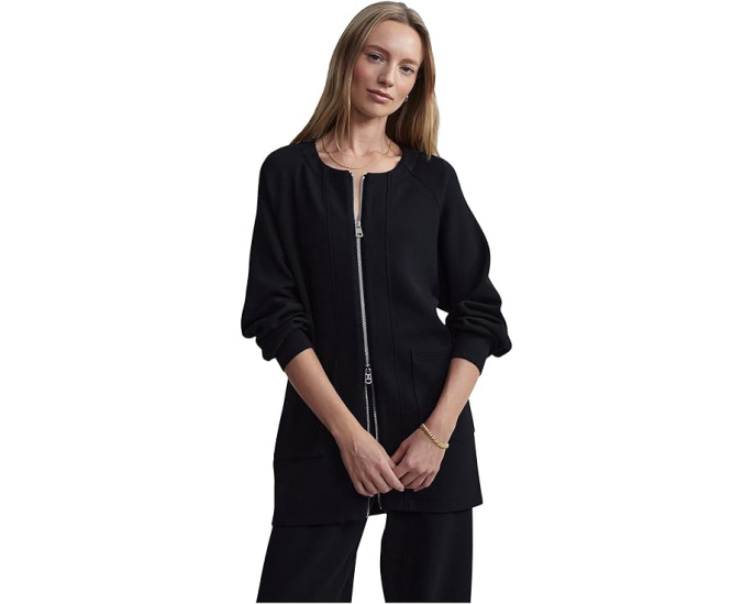 Толстовка Varley Augusta Zip Through с двойной молнией и свободным кроем