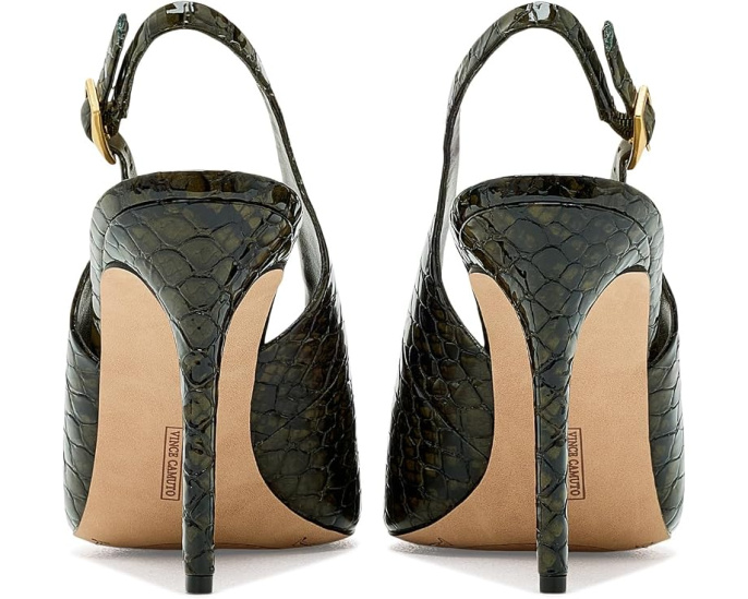 Туфли Helenza Peep Toe Slingback от Vince Camuto с пряжкой