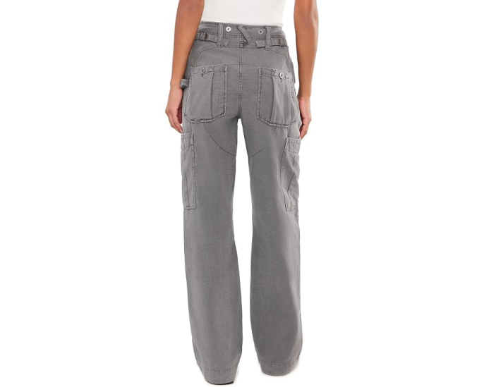 Free People брюки Tight Fuse Slim Utility с утилитарными деталями
