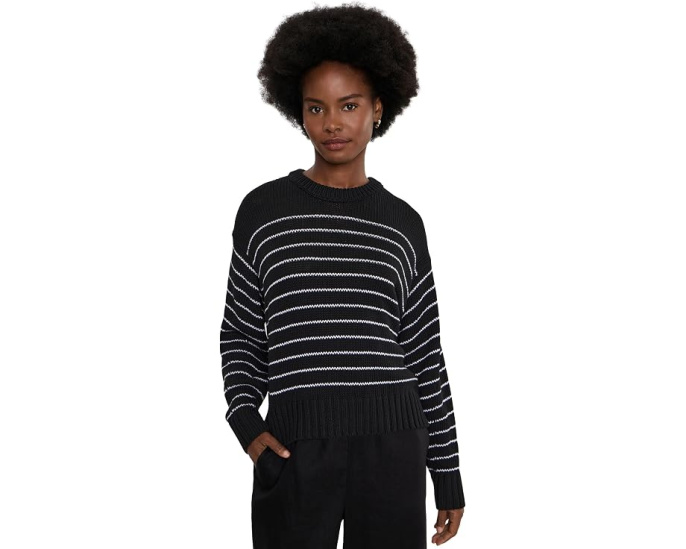 Свитер Peruvian Organic Cotton Cord с круглым вырезом от Eileen Fisher