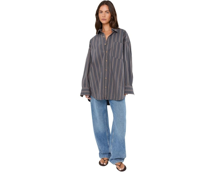Рубашка Free People Freddie в полоску