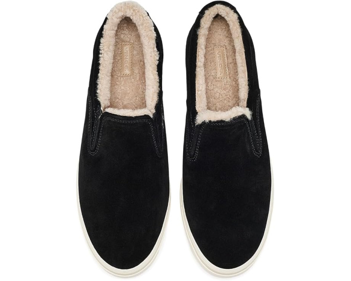 Vince кроссовки Blair Slip On Shearling из велюра