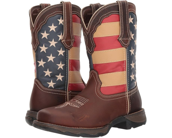 Ковбойские сапоги Durango Lady Rebel Flag со стальным носком