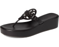 Босоножки Tory Burch Miller Wedge 25Mm на платформе с кожаным верхом