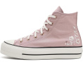 Кеды Converse Chuck Taylor All Star Lift Platform с пайетками и цветами