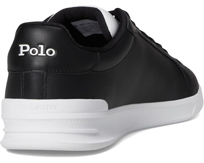 Кожаные кроссовки Polo Ralph Lauren Heritage Court II с круглым носком и резиновой подошвой