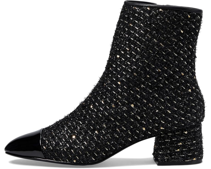 Ботильоны Steve Madden Eiffel с контрастным мыском и массивным каблуком