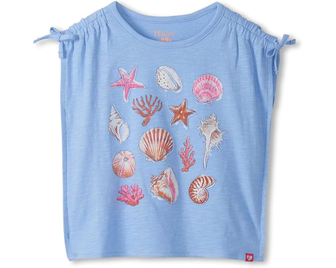 Футболка Sea Shell Graphic Tee Hatley с морскими ракушками