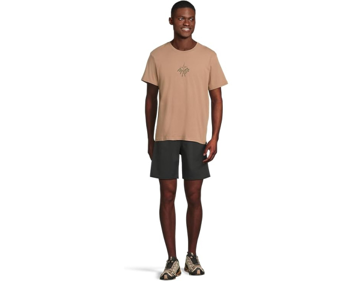 Шорты Stretch Zion Pull On с вентиляцией по бокам и защитой от солнца Prana