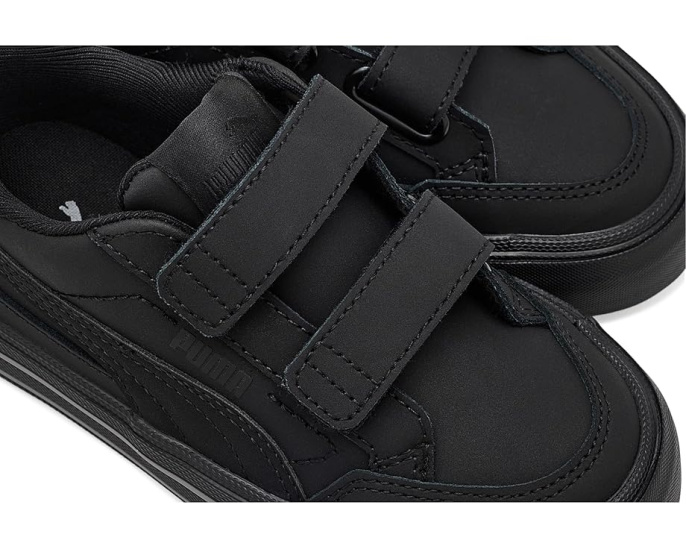 Puma Court Classic Vulc Hook And Loop детские кроссовки на липучках из переработанных материалов