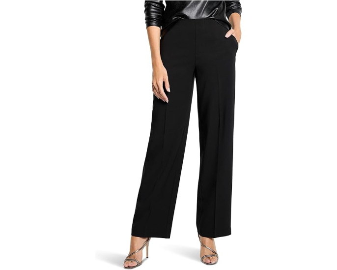 Широкие брюки NIC+ZOE 31" Stretch Suiting Lenox на резинке