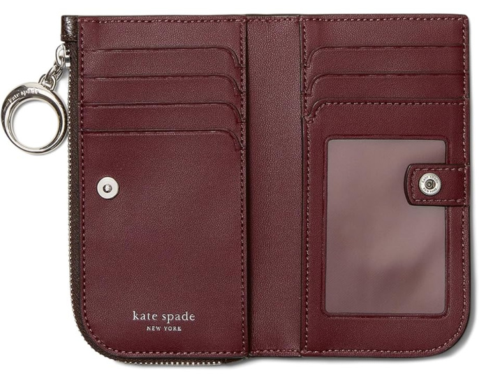 Кошелек Kate Spade New York Halo Glazed Leather Small Slim Bifold
